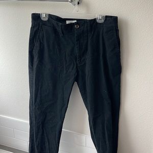 Goodfellow Black Hennepin Chino Dress Pants Athletic Fit 32x34